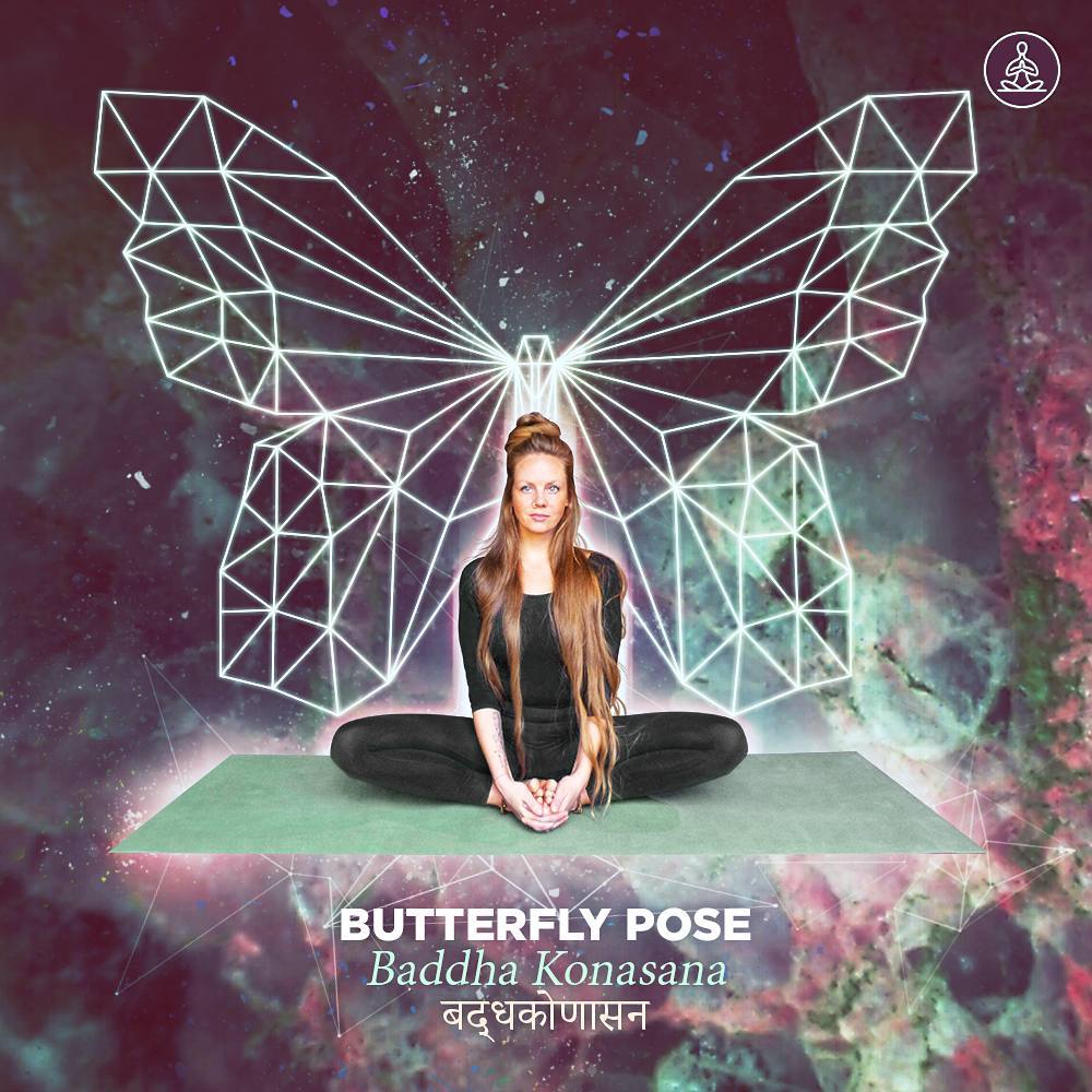 baddha konasana - butterfly pose