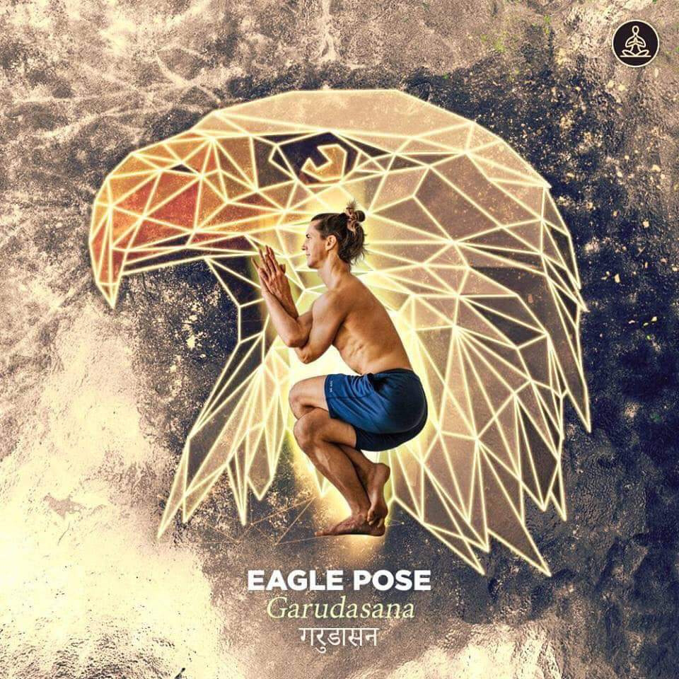 garudasana - eagle pose