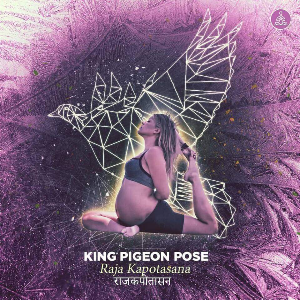 raja kapotasana - king pigeon pose
